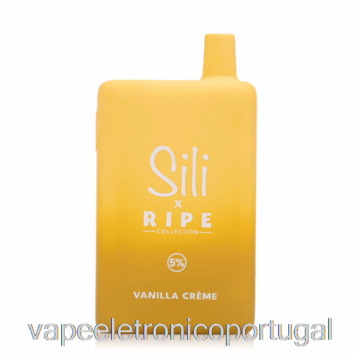 Vape Eletrônico Sili Maduro 6000 Creme De Baunilha Descartável